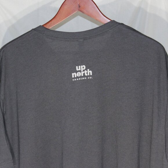 Up North Trading Co. Black Logo T-Shirt - Size 2XL - Picture 3 of 7